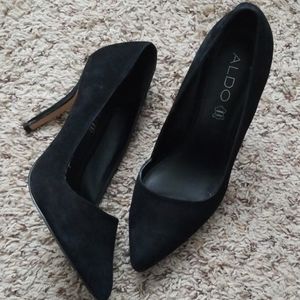 Aldo suede heels